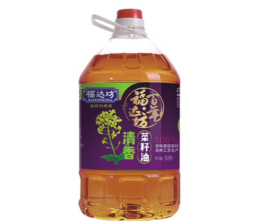 百年福达坊清香菜籽deep色客
5升