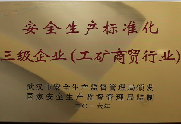 安全生产标准化三级企业（工矿商贸行业）