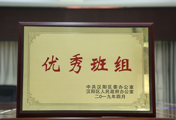 2019年度优秀班组